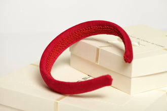 Hot pink padded headband Velvet pink padded headband Women padded headband Girl headband Ladies headbands Classic headbands