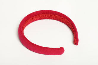 Hot pink padded headband Velvet pink padded headband Women padded headband Girl headband Ladies headbands Classic headbands