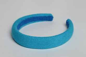 Turquoise padded headband Turquoise padded hairband Classic padded headband Traditional headbands
