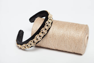 Rhinestone headband Jeweled headband Padded headband Crystal headband Beaded headband Embellished headband Diamond headband