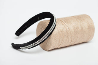 Rhinestone headband Crystal headband Jewelled headband Embellished headband Velvet headband Christmas headband woman