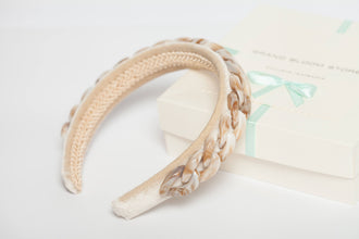 Chain headband Jeweled headband Velvet headband Christmas headbands for women Gift for best friend female