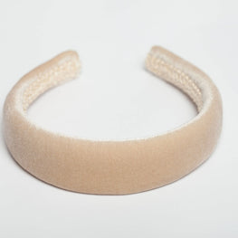 Padded headband Velvet headband Ivory headband Velvet headband for women
