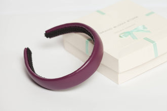 Leather headband Padded headband Christmas headband woman Handmade headbands for women Hairband women