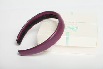 Leather headband Padded headband Christmas headband woman Handmade headbands for women Hairband women