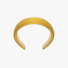 Gold satin headband Silk headband Gold satin headband Padded alice band Satin lined headband