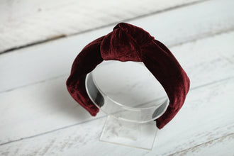 Wine headband Top knot headband Knot headband women Turban twist headband Velvet turban headband Knotted headband for women