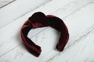 Wine headband Top knot headband Knot headband women Turban twist headband Velvet turban headband Knotted headband for women