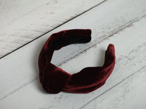 Wine headband Top knot headband Knot headband women Turban twist headband Velvet turban headband Knotted headband for women