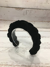 Black braided headband custom headband Black padded  headband|wide headband  | Padded headband | Kate Middleton headband |