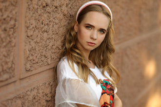 Pink womens headband Velvet headband Padded headband Soft headband