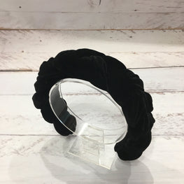 Black braided headband custom headband Black padded  headband|wide headband  | Padded headband | Kate Middleton headband |