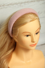 Winter headbands for women Padded headband Blush pink headband Winter headband 3cm/2.5cm/2cm wide