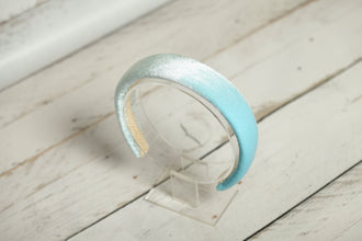 Baby blue velvet padded headband 3cm/2.5cm/2cm/1.5 cm wide Velvet blue headband Women headband Classic padded headband