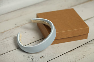 Satin padded headband Satin headbands Padded headband Alice band Silk headband Padded alice band Custom headband