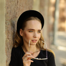 Black wide headband Velvet headband Black large headband Thick headband Halo headband Kate Middleton headband