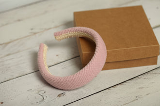 Winter headbands for women Padded headband Blush pink headband Winter headband 3cm/2.5cm/2cm wide