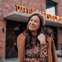 Braided headband Velvet headband Padded headband Alice band Beige headband