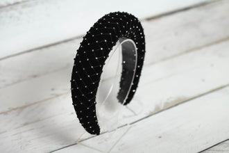 Jewelled headband Rhinestone headband Crystal headband Embellished headband Diamond headband Padded headband Velvet headband