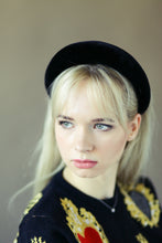 Black velvet headband Kate Middleton headband Women headband Velvet hairband Wide hair band 4 cm wide