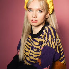 Braided headband yellow velvet Duchess headband Women headband Fashion hairband Aliceband Tiara velvet braid Women headband