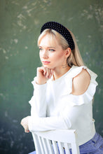 Jewelled headband Rhinestone headband Crystal headband Embellished headband Diamond headband Padded headband Velvet headband