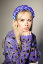 Braided headband Satin headband Silk headband Turquoise headband Twisted headband Satin headbands Plaited headbands for women