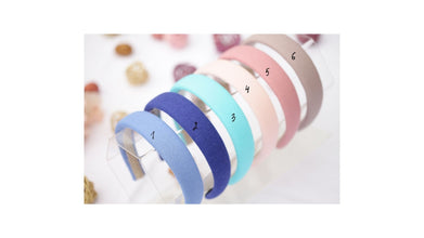 Linen headband padded light blue,blue,turquoise,light rose,dusty rose,lavender classic headbands 3cm/2.5cm/2cm wide summer headband