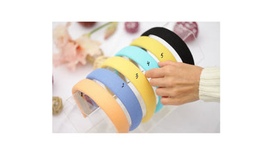 Linen traditional headbands Women headbands peach,light blue,yellow,turquoise,mustard yellow,black hairbands 3cm/2.5cm/2cm wide