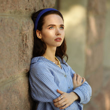 Linen headband padded light blue,blue,turquoise,light rose,dusty rose,lavender classic headbands 3cm/2.5cm/2cm wide summer headband