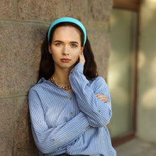 Linen traditional headbands Women headbands peach,light blue,yellow,turquoise,mustard yellow,black hairbands 3cm/2.5cm/2cm wide