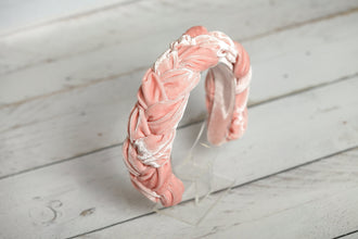 Braided headband Twist headband Padded headband Velvet headband Peach headband