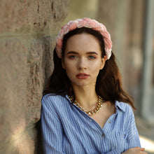 Braided headband Twist headband Padded headband Velvet headband Peach headband