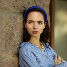 Linen headband padded light blue,blue,turquoise,light rose,dusty rose,lavender classic headbands 3cm/2.5cm/2cm wide summer headband