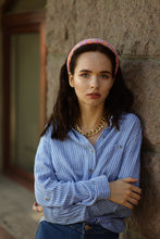 Winter headbands for women Wool headband Padded headband Hairband women Christmas headbands for women Rose/turquoise tweed headband