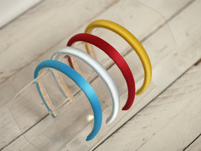 Skinny Headband Padded headband Silk hairband Silk headband Skinny headband Satin headbands 1 cm wide