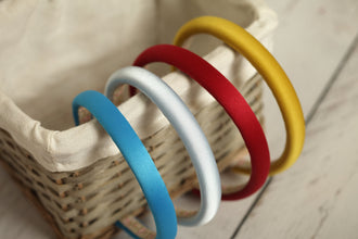 Skinny Headband Padded headband Silk hairband Silk headband Skinny headband Satin headbands 1 cm wide