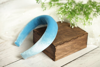 Padded headband Headbands for women Thick headband Handmade headbands for women Velvet headband Gift for best friend female Hairband women