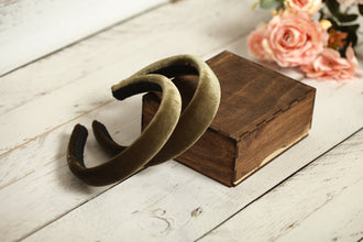 Khaki padded headband Velvet headband Fashion headbands Adult headband Cute headband Spring headband 3cm/2.5cm/2 cm wide olive headband