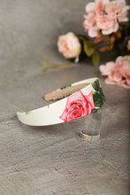 Satin headband Floral headband women Wide headband Rose headband Headbands for women boho Flower headband women summer headband