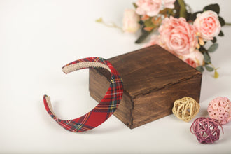 Plaid headband Tartan headbands Back to school headband Preppy headband Alice band Girls headband