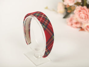 Plaid headband Tartan headbands Back to school headband Preppy headband Alice band Girls headband