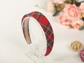 Plaid headband Tartan headbands Back to school headband Preppy headband Alice band Girls headband