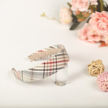 Tartan headband Fabric headbands for women Plaid headband Alice band Padded headband Wide headbands for women Teacher headband