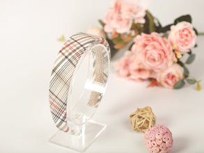 Tartan headband Fabric headbands for women Plaid headband Alice band Padded headband Wide headbands for women Teacher headband