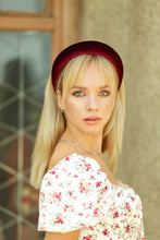 Padded headband Velvet headband Wine headband Hairband women  headbands for women Wide hair band Velvet headbands for women