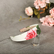 Satin headband Floral headband women Wide headband Rose headband Headbands for women boho Flower headband women summer headband