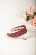 Plaid headband Tartan headbands Back to school headband Preppy headband Alice band Girls headband