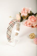 Tartan headband Fabric headbands for women Plaid headband Alice band Padded headband Wide headbands for women Teacher headband