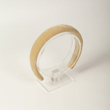 Velvet headband women | Padded headband | Velvet headband | Alice band | Beige headband